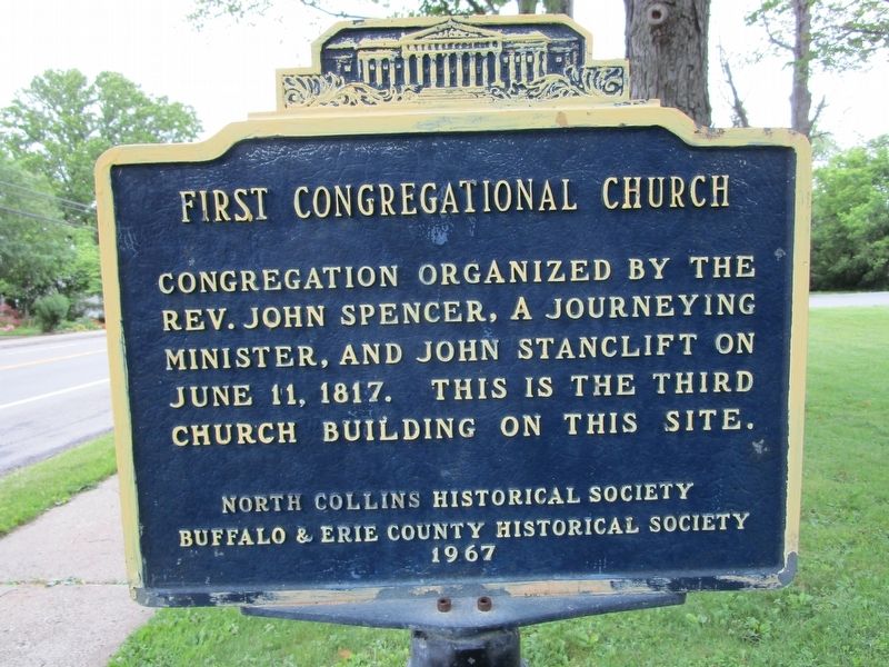 First Congregational Church Marker image. Click for full size.