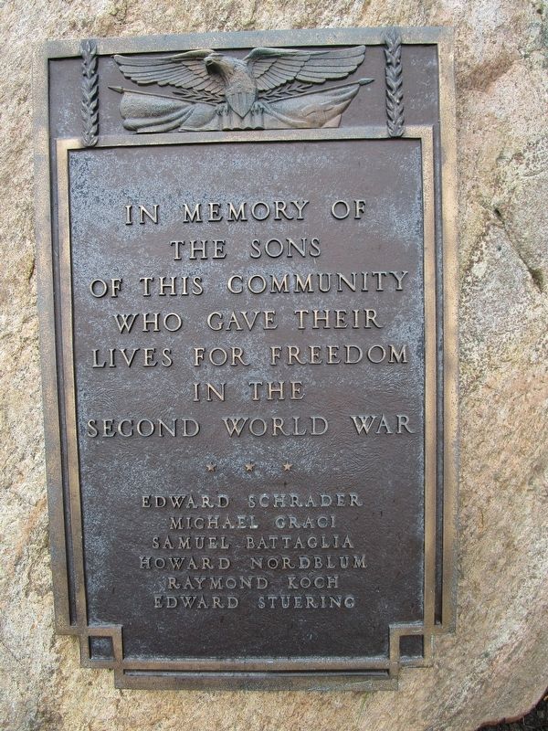 Town of Brant WWII Memorial image. Click for full size.