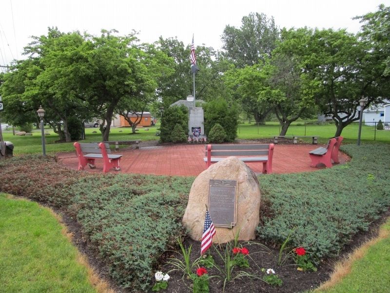 Town of Brant Veterans Memorial image. Click for full size.