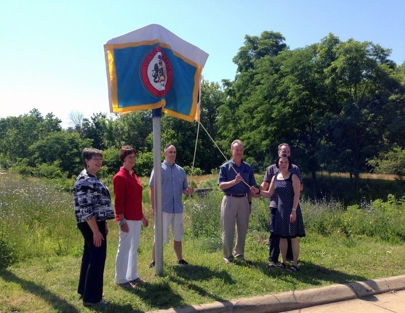 McAtee's Tavern Marker Unveiling. Click for full size. McAtee's Tavern Marker Unveiling image. Click for full size.