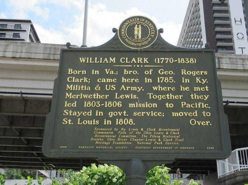 William Clark (1770-1838) Marker. Click for full size. William Clark (1770-1838) Marker image. Click for full size.
