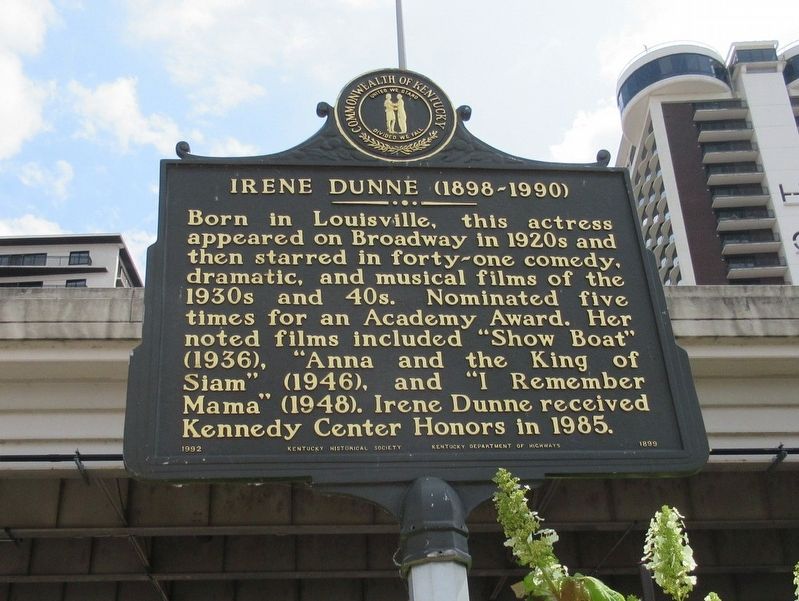 Irene Dunne (1898-1990) Marker image. Click for full size.