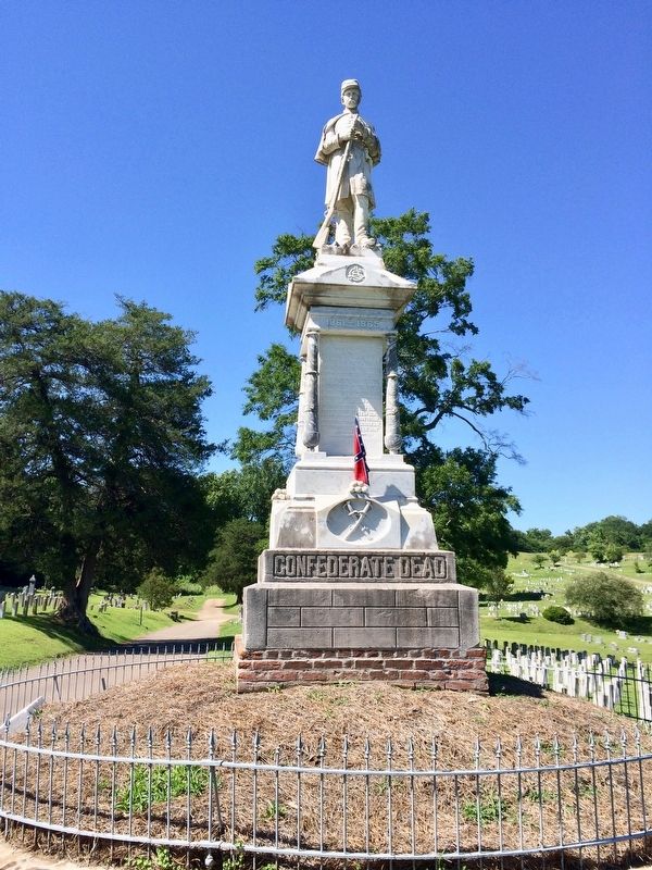 Confederate Dead Monument (Front). Click for full size. Confederate Dead Monument (Front) image. Click for full size.