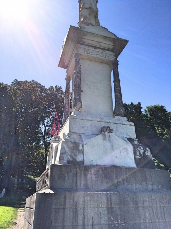 Confederate Dead Monument (Right). Click for full size. Confederate Dead Monument (Right) image. Click for full size.