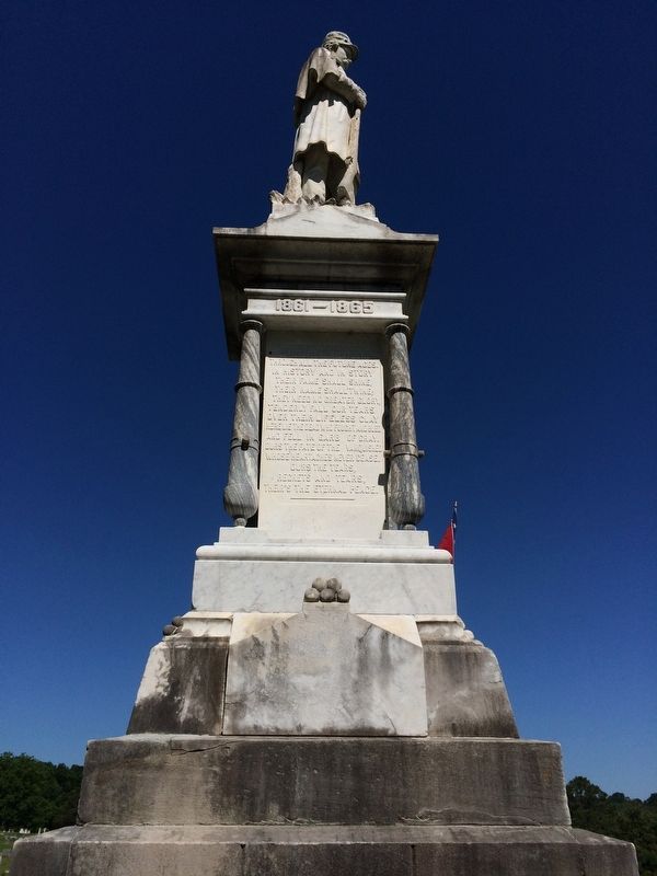 Confederate Dead Monument (Left) image. Click for full size.