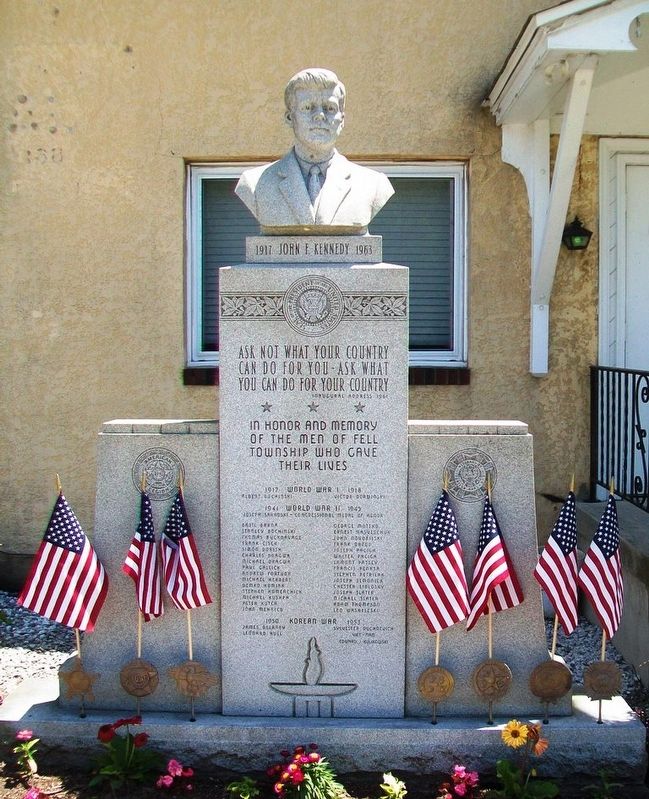 Fell Township War Memorial. Click for full size. Fell Township War Memorial image. Click for full size.
