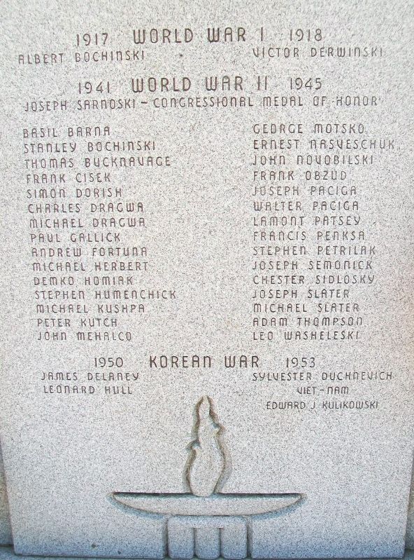Fell Township War Memorial Honored Dead. Click for full size. Fell Township War Memorial Honored Dead image. Click for full size.