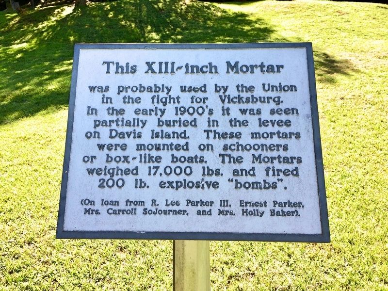 This XIII-inch Mortar Marker image. Click for full size.