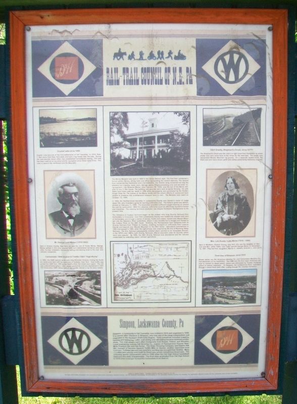 Simpson, Lackawanna County, Pa. Marker image. Click for full size.