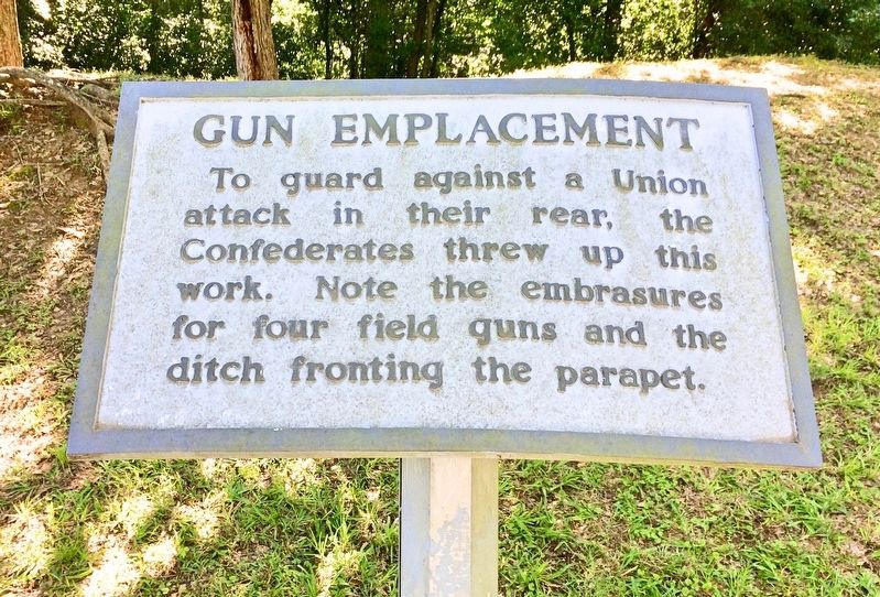 Gun Emplacement Marker. Click for full size. Gun Emplacement Marker image. Click for full size.