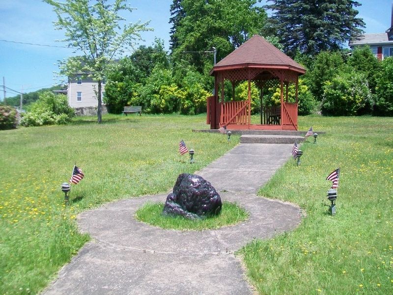 Coal Displayed in Monkey Run Park image. Click for full size.
