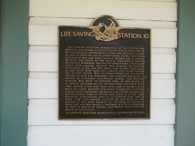 Life Saving Station 10 Marker image. Click for full size.