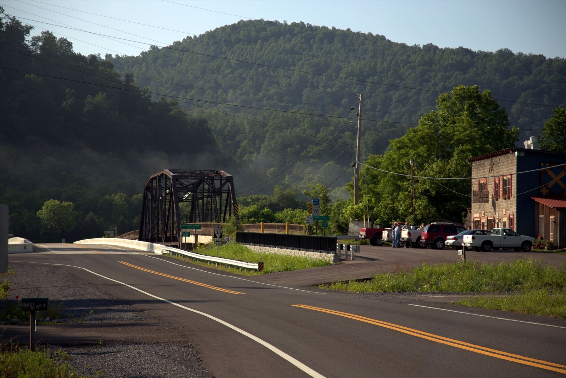 Kyles Ford – New and old Route 70 Bridges Over the Clinch River image. Click for full size.
