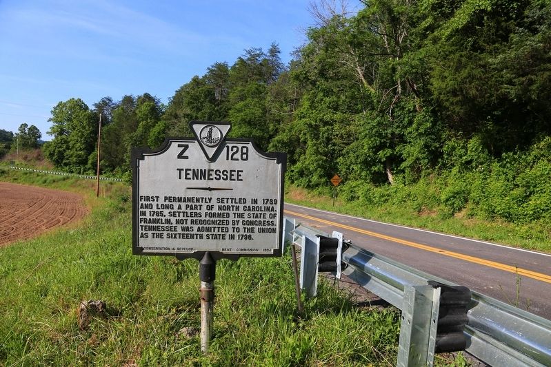 Lee County Virginia / Tennessee Marker image. Click for full size.