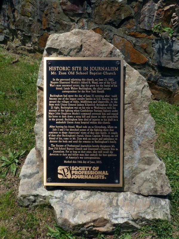 Mt. Zion Old School Baptist Church Marker. Click for full size. Mt. Zion Old School Baptist Church Marker image. Click for full size.