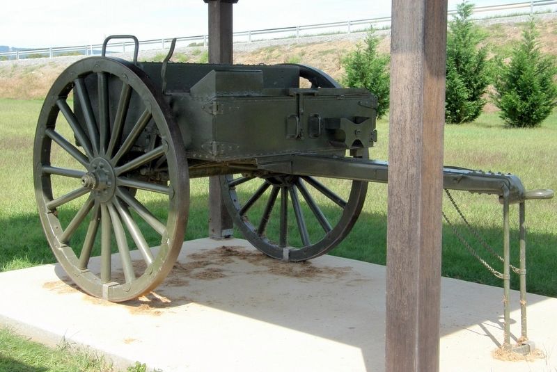 The M1918 Artillery Cart on display image. Click for full size.