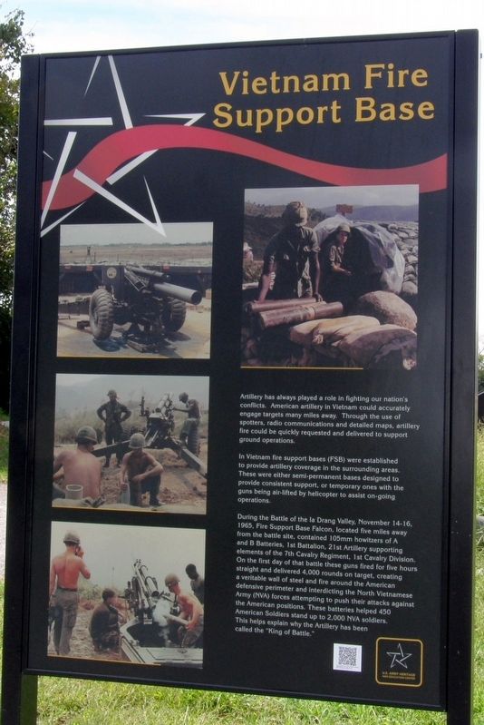 Vietnam Fire Support Base Marker image. Click for full size.