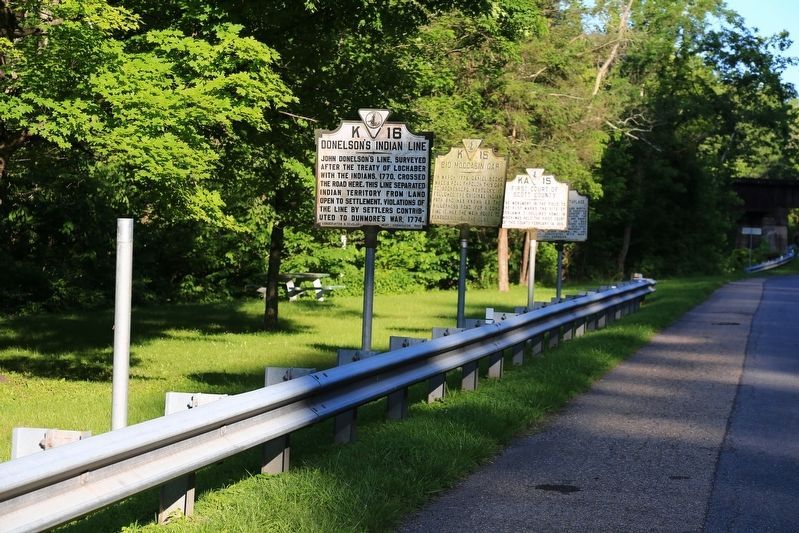Former Location of Carter Family Marker image. Click for full size.