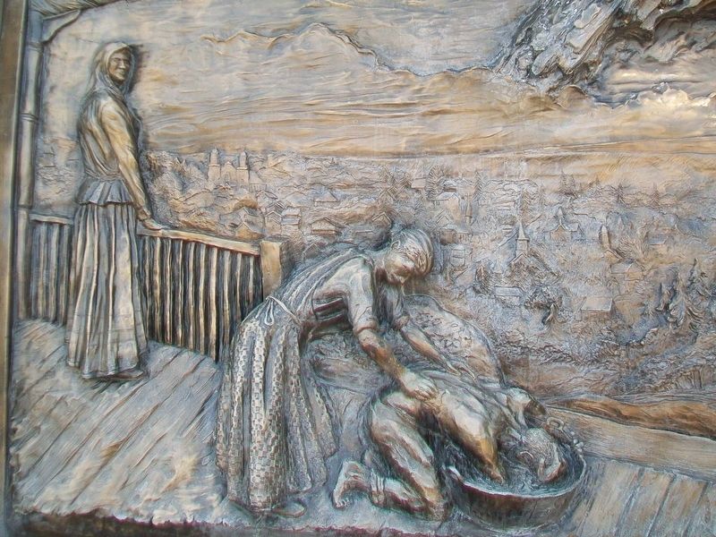 Pennsylvania Anthracite Coal Miners Memorial Detail image. Click for full size.
