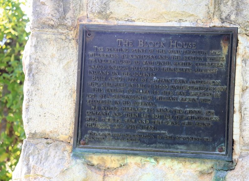 The Anderson Block House Monument image. Click for full size.