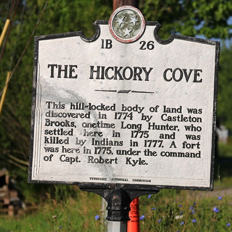 The Hickory Cove Marker image. Click for full size.