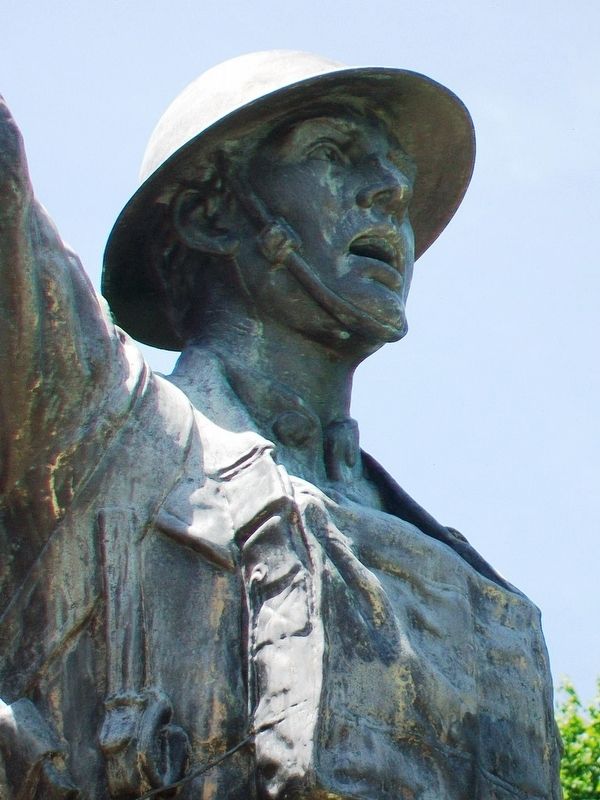 War Memorial Doughboy Statue. Click for full size. War Memorial Doughboy Statue image. Click for full size.