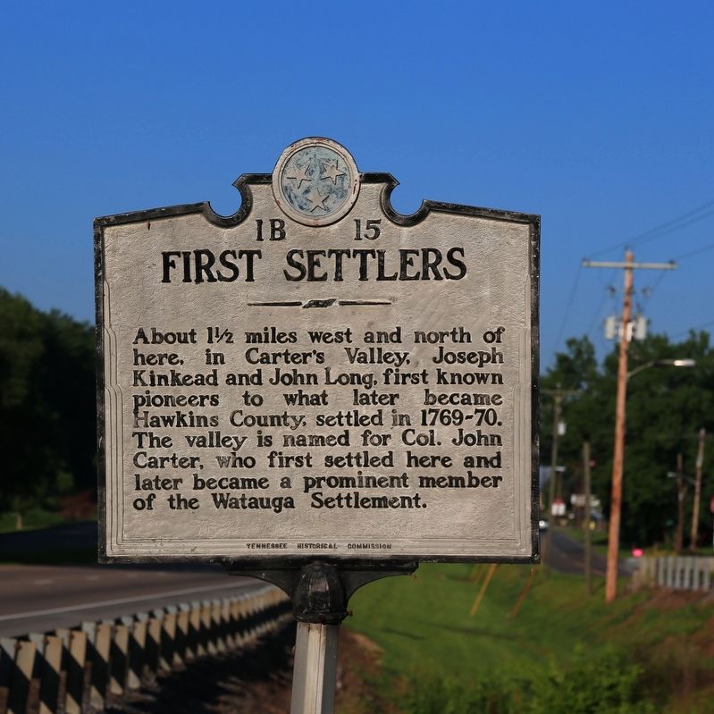 First Settlers Marker image. Click for full size.