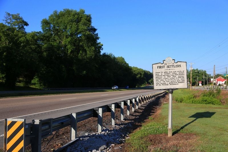 First Settlers Marker. Click for full size. First Settlers Marker image. Click for full size.