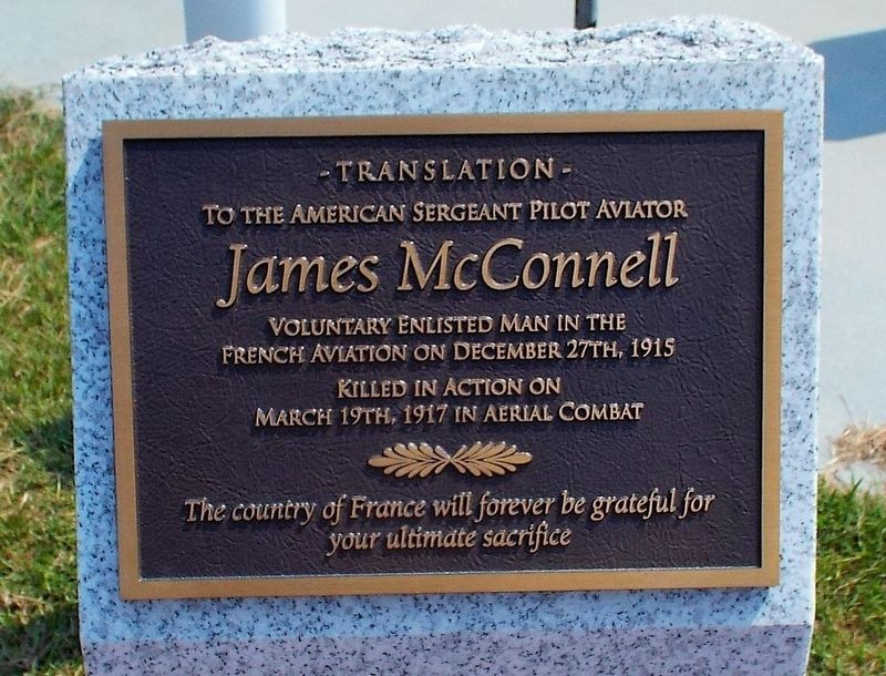 James McConnell Marker. Click for full size. James McConnell Marker image. Click for full size.