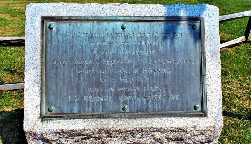James McConnell Original French Language Marker. Click for full size. James McConnell Original French Language Marker image. Click for full size.