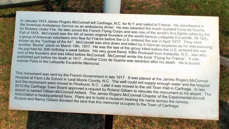James Rogers McConnell Marker image. Click for full size.