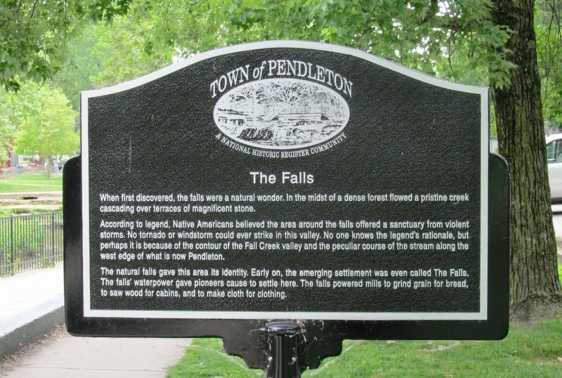 The Falls Marker image. Click for full size.