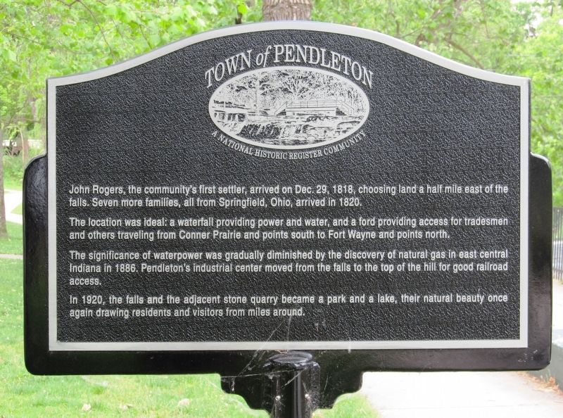 The Falls Marker. Click for full size. The Falls Marker image. Click for full size.