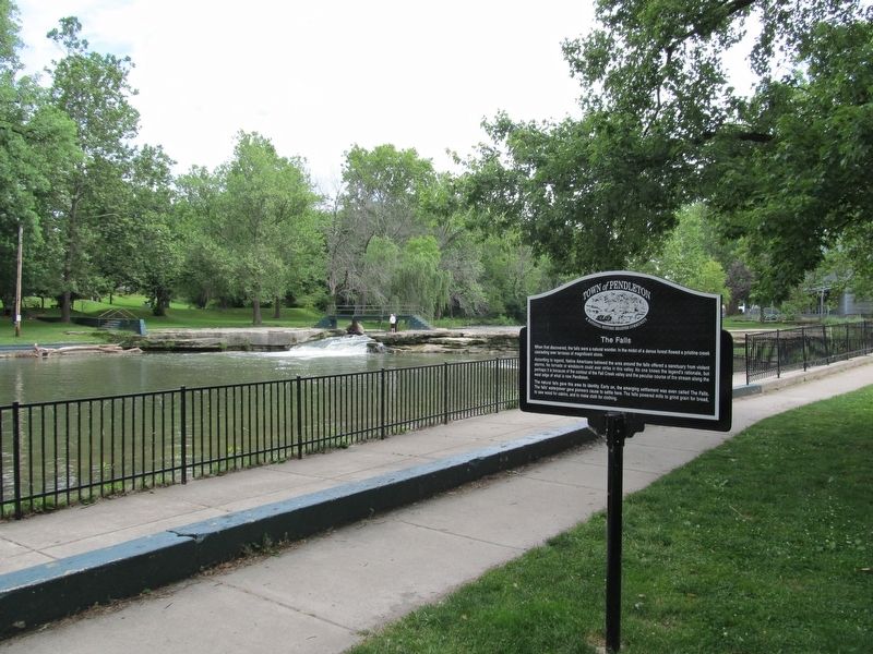 The Falls Marker. Click for full size. The Falls Marker image. Click for full size.