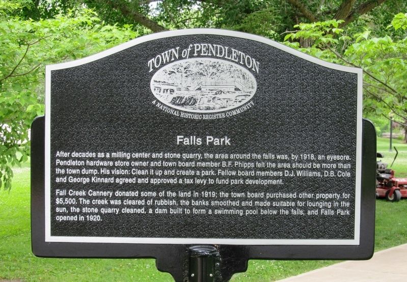 Falls Park Marker image. Click for full size.