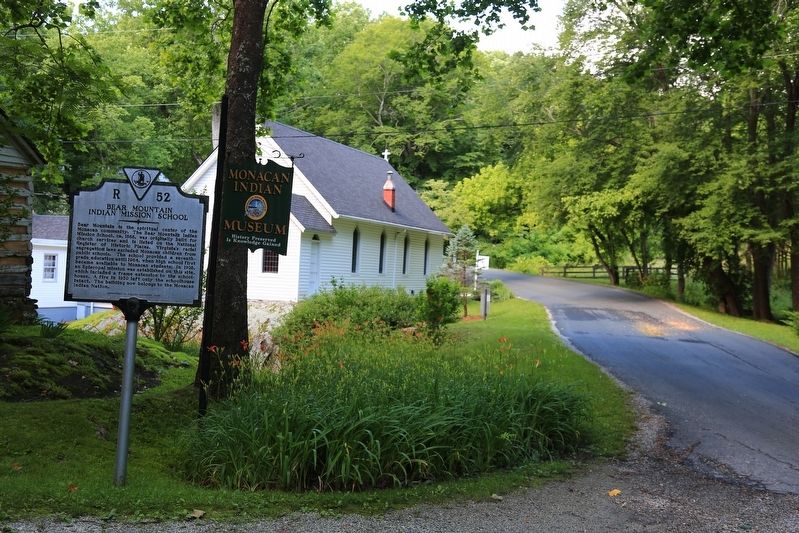 Bear Mountain Indian Mission School Marker. Click for full size. Bear Mountain Indian Mission School Marker image. Click for full size.