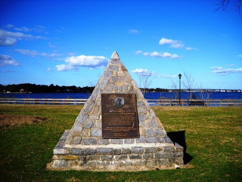 General Lafayette Memorial.. Click for full size. General Lafayette Memorial. image. Click for full size.