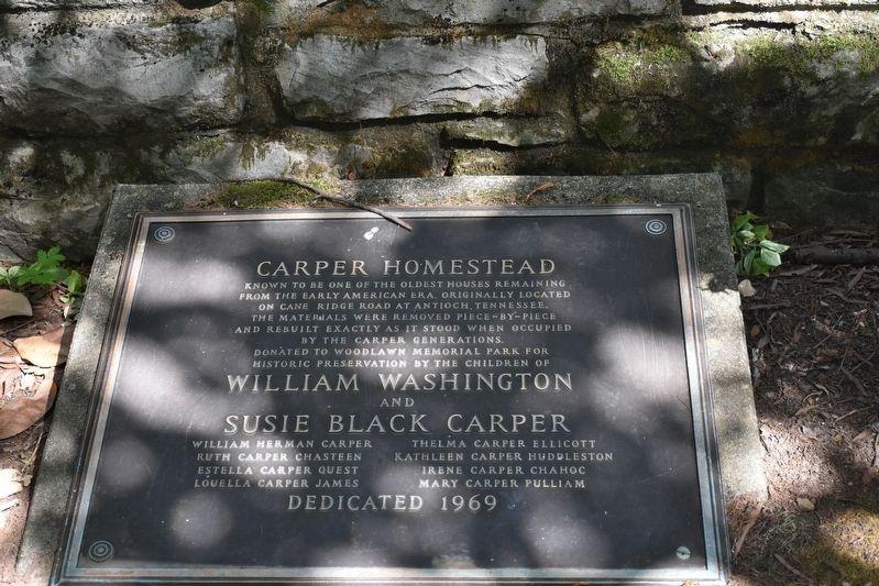 Carper Homestead Marker. Click for full size. Carper Homestead Marker image. Click for full size.