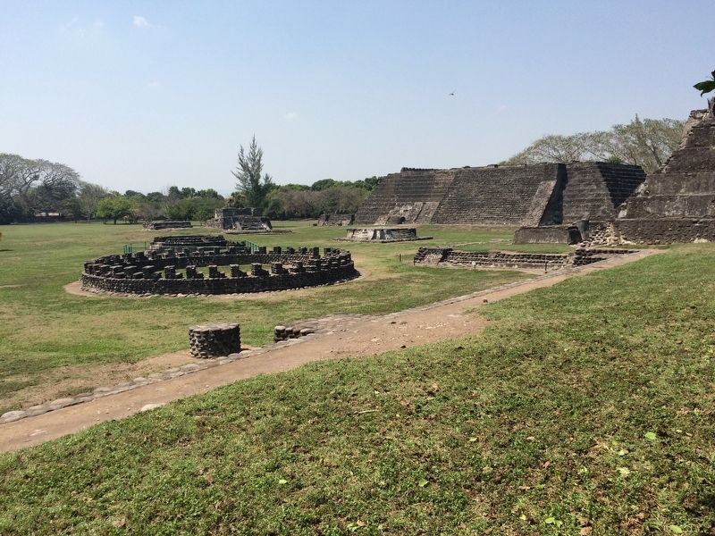 The Temple of the Sun at Cempoala, to the right.. Click for full size. The Temple of the Sun at Cempoala, to the right. image. Click for full size.