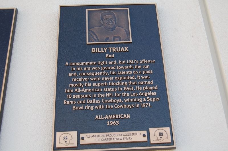Billy Truax Marker. Click for full size. Billy Truax Marker image. Click for full size.