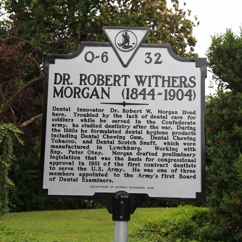 Dr. Robert Withers Morgan Marker image. Click for full size.