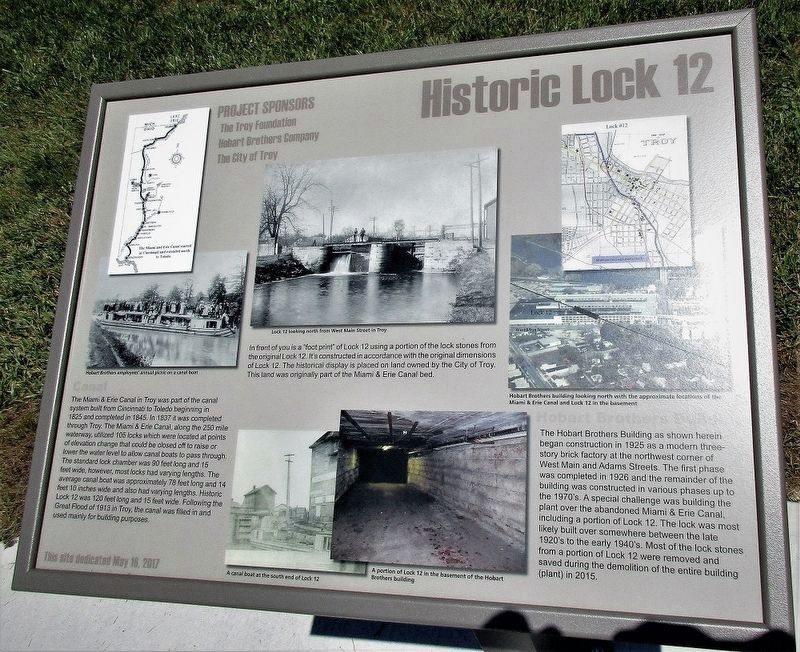 Historic Lock 12 Marker image. Click for full size.