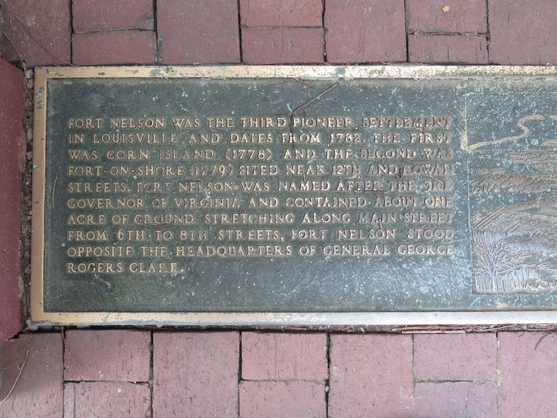 Fort Nelson Park Marker. Click for full size. Fort Nelson Park Marker image. Click for full size.