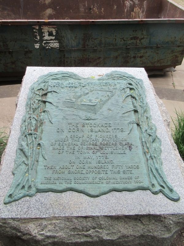 The Stockade On Corn Island, 1778 Marker image. Click for full size.