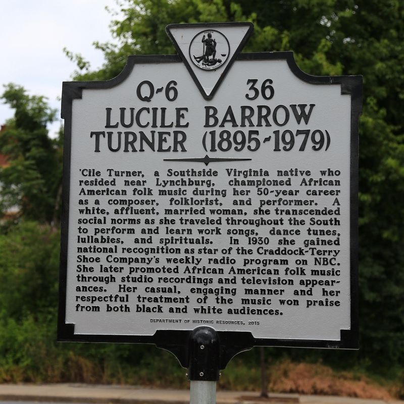Lucile Barrow Turner Marker. Click for full size. Lucile Barrow Turner Marker image. Click for full size.