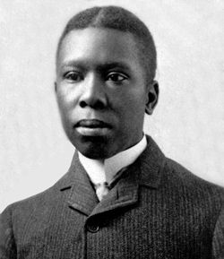 Paul Laurence Dunbar (1872–1906), poet, writer image. Click for full size.