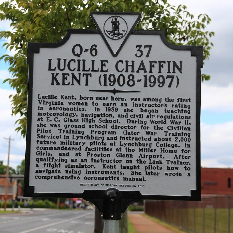 Lucille Chaffin Kent Marker image. Click for full size.
