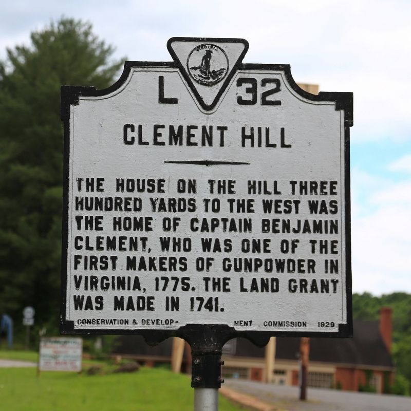 Clement Hill Marker image. Click for full size.