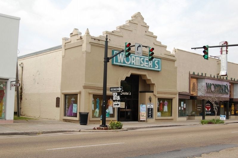 Wormser's Department Store Marker image. Click for full size.