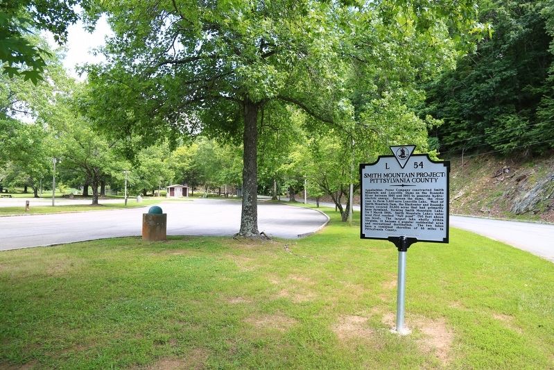Smith Mountain Project Pittsylvania County Marker. Click for full size. Smith Mountain Project Pittsylvania County Marker image. Click for full size.